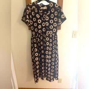 Christy Dawn Dawn dress in Noir Daisy